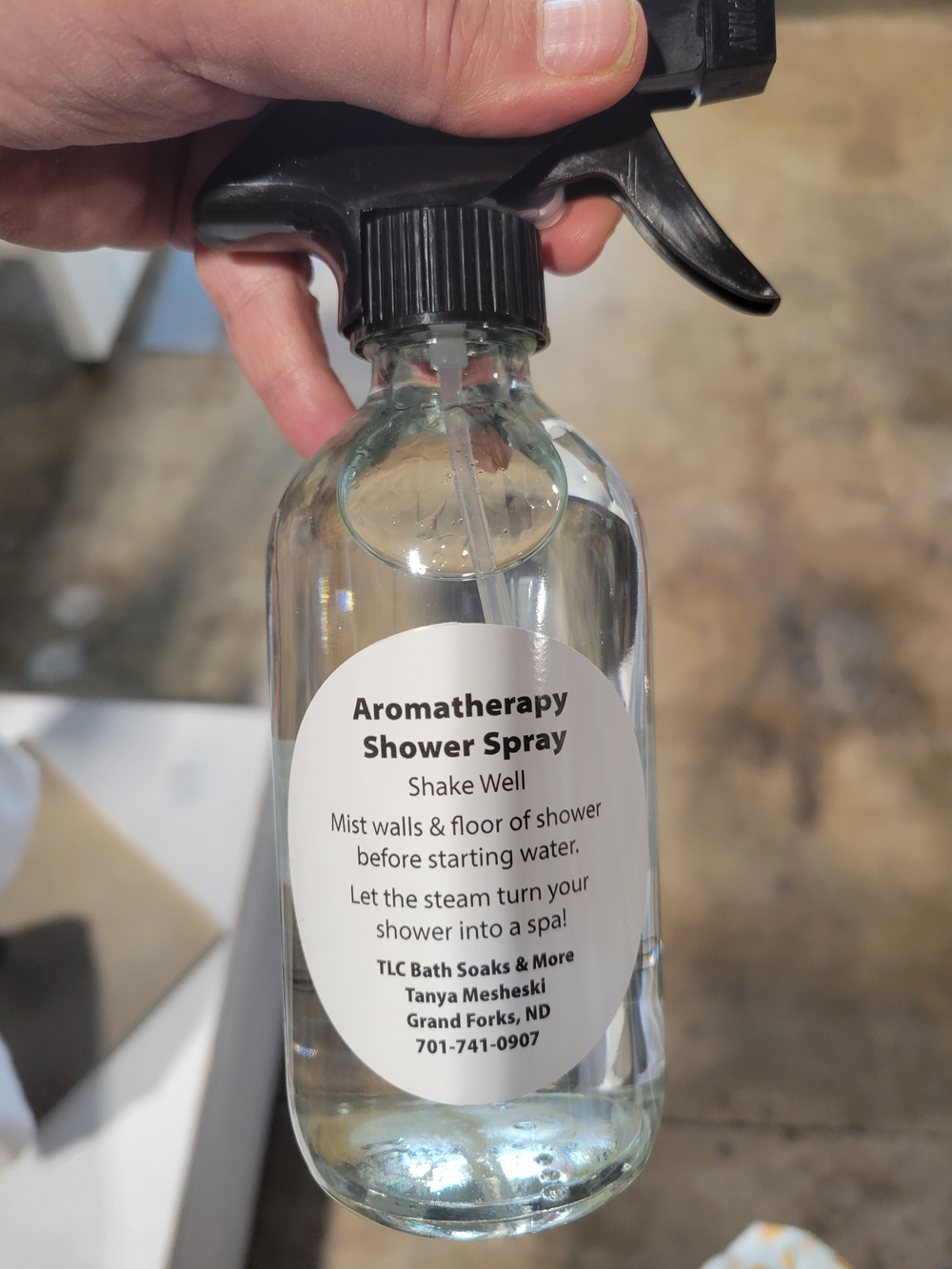 TLC Body Products Aromatherapy Shower Spray - Lavender